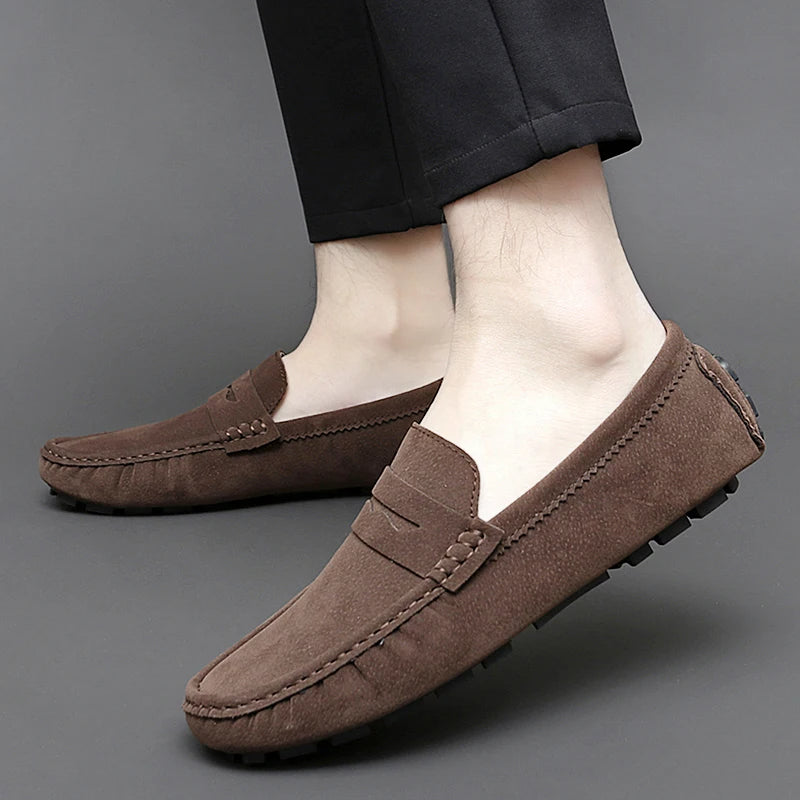 Mocassins en daim