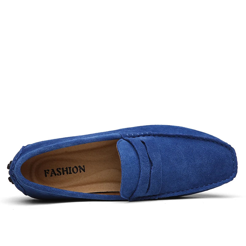 Mocassins décontractés en daim