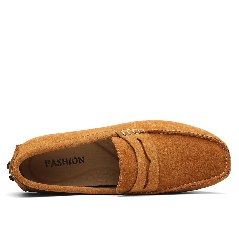 Mocassins décontractés en daim