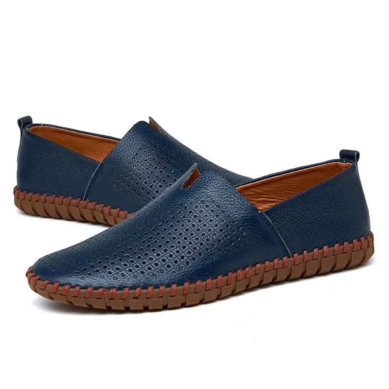 Mocassins en cuir respirant