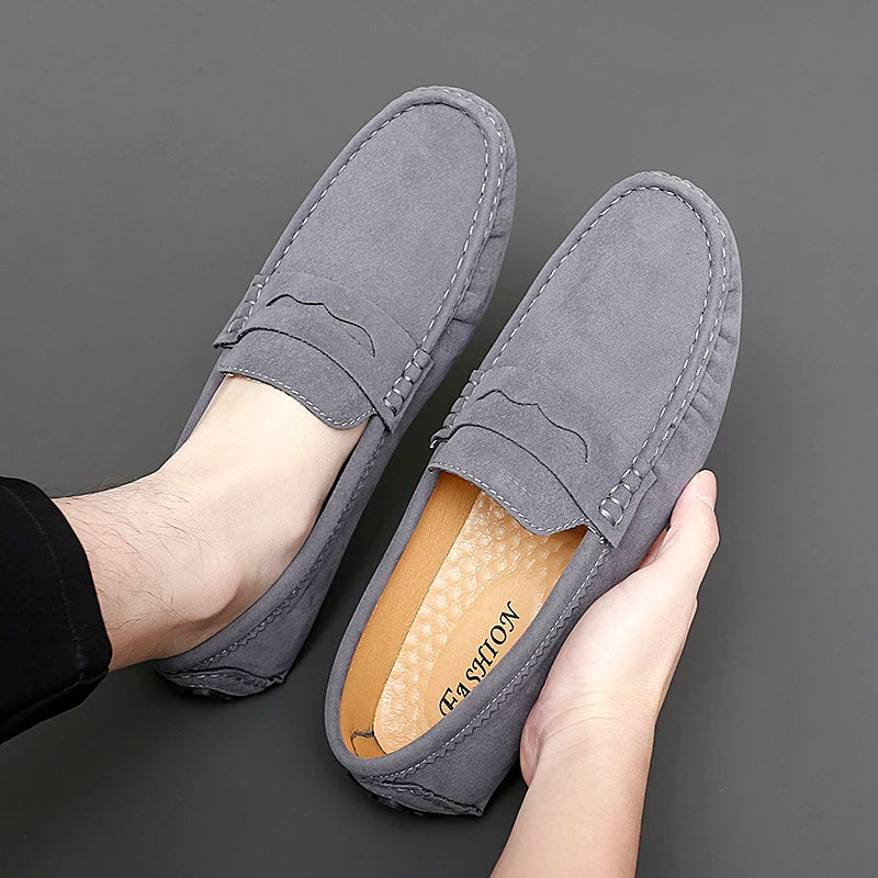 Mocassins en daim