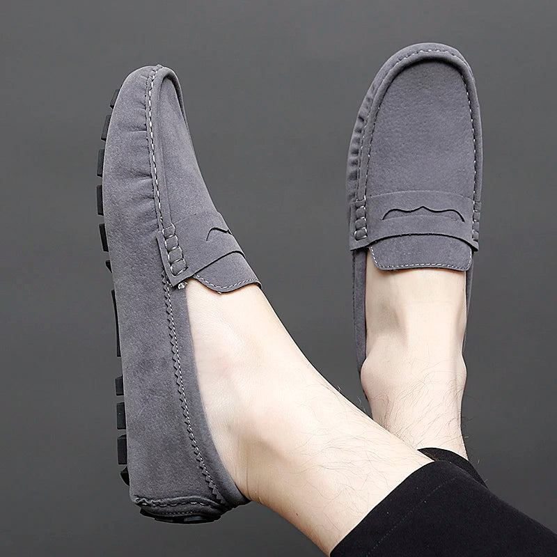 Mocassins en daim
