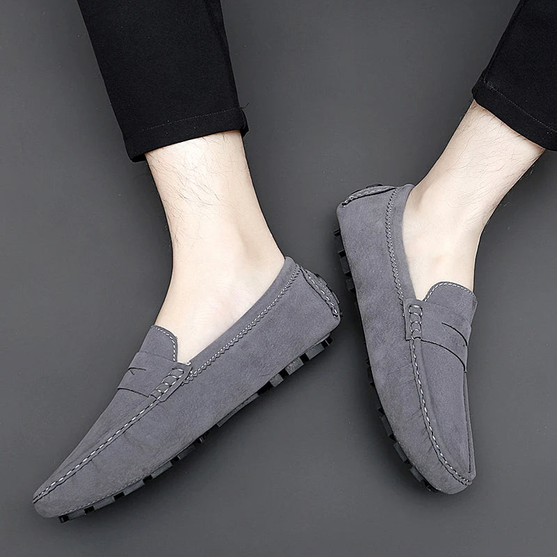 Mocassins en daim