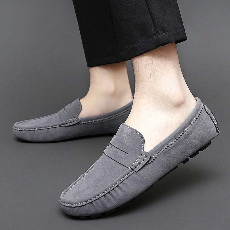 Mocassins en daim