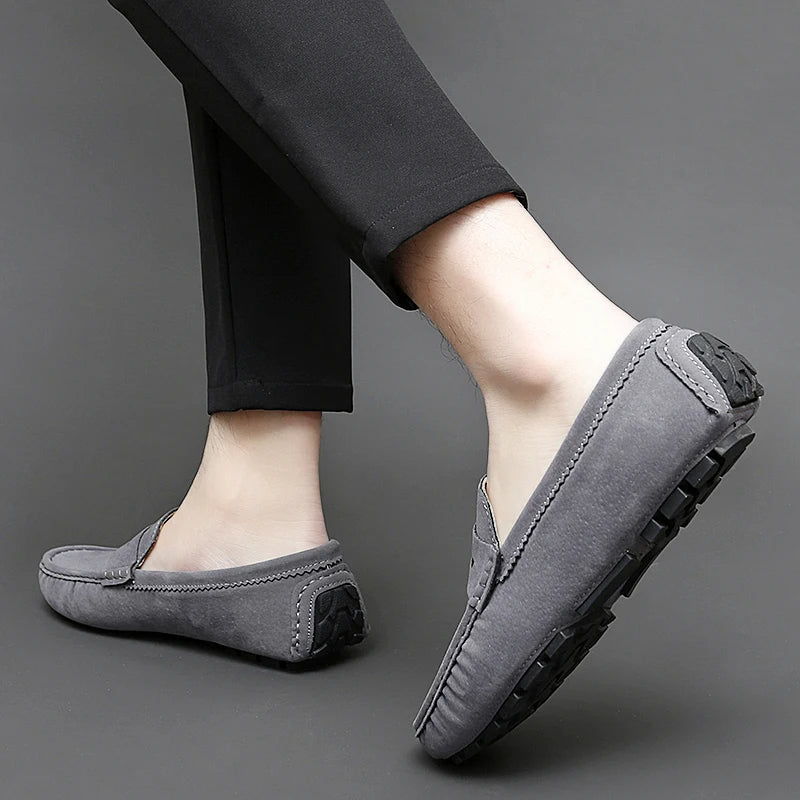 Mocassins en daim