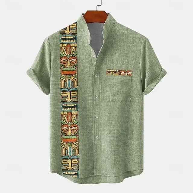 Chemise Vintage à manches courtes