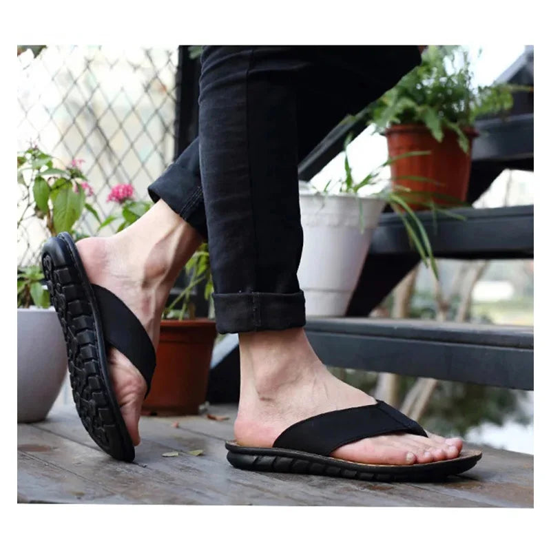 Sandales en cuir pour hommes