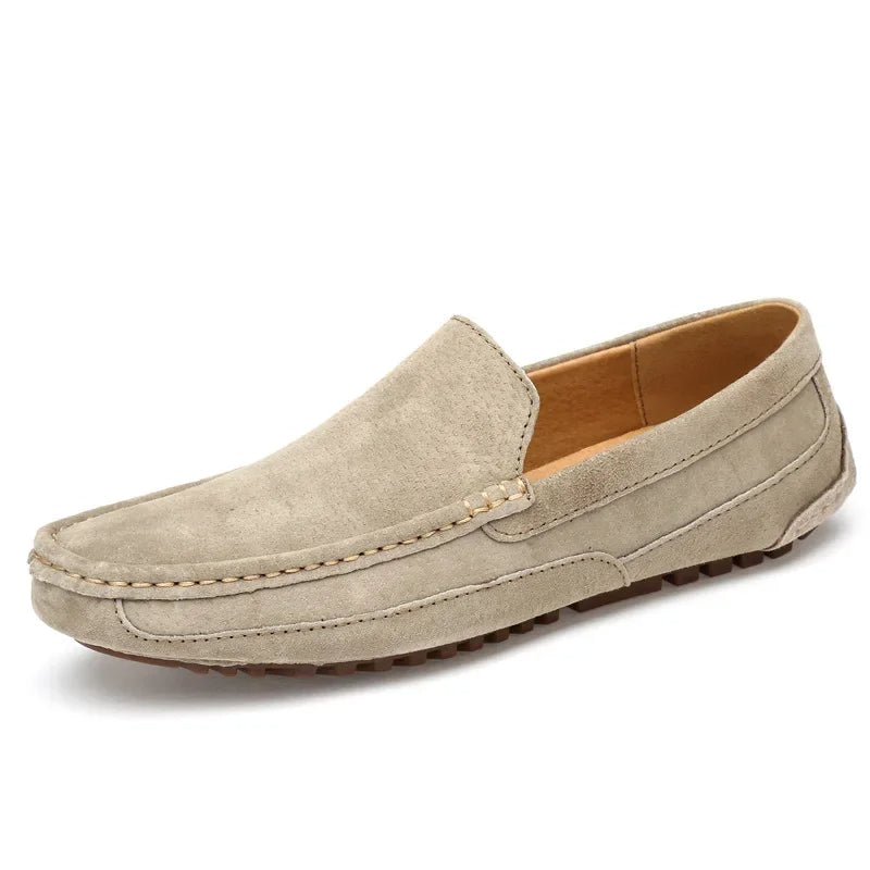 Mocassins chics en daim de qualité supérieure