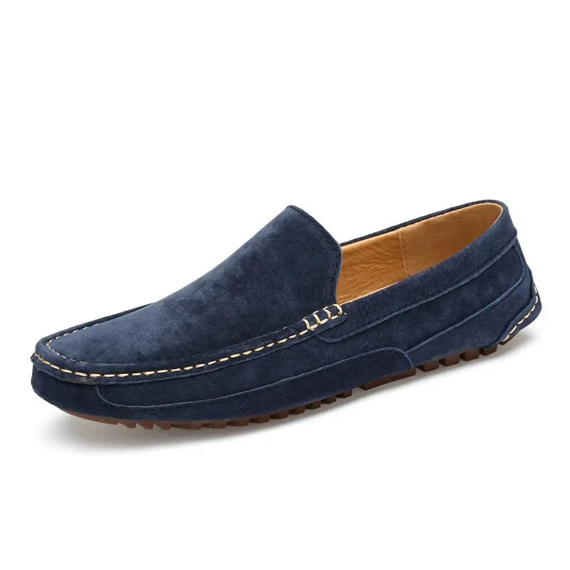 Mocassins chics en daim de qualité supérieure