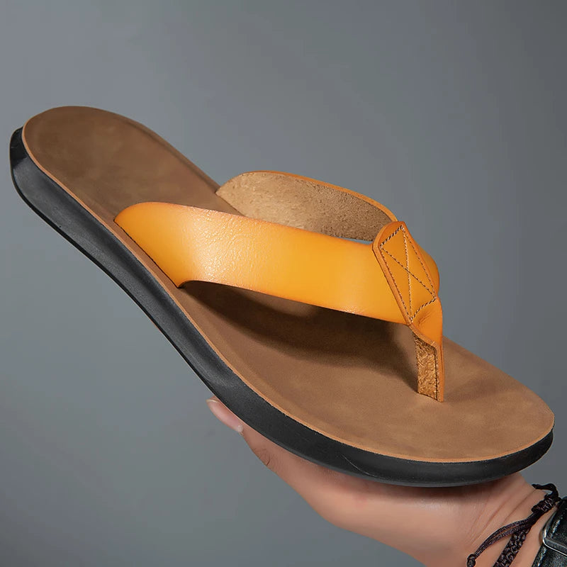 Sandales en cuir décontractées