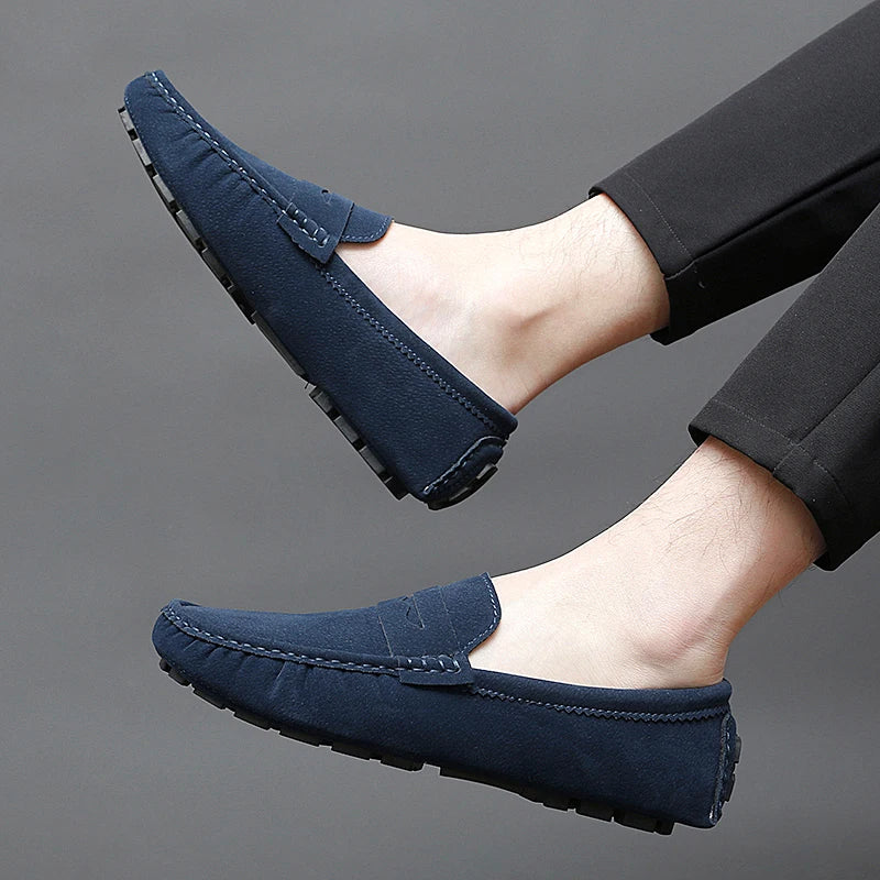 Mocassins en daim