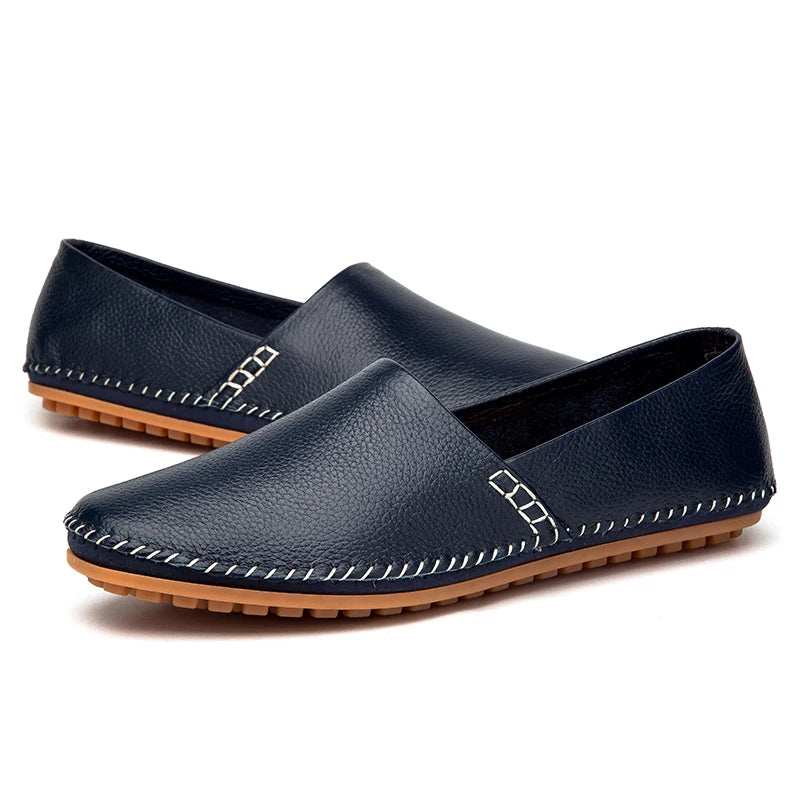 Mocassins en cuir léger