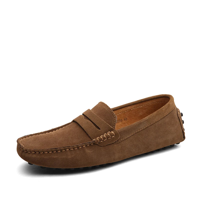 Mocassins décontractés en daim