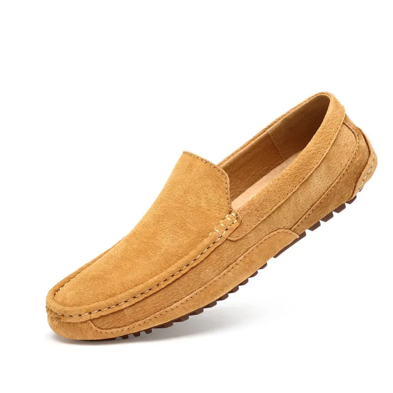 Mocassins chics en daim de qualité supérieure