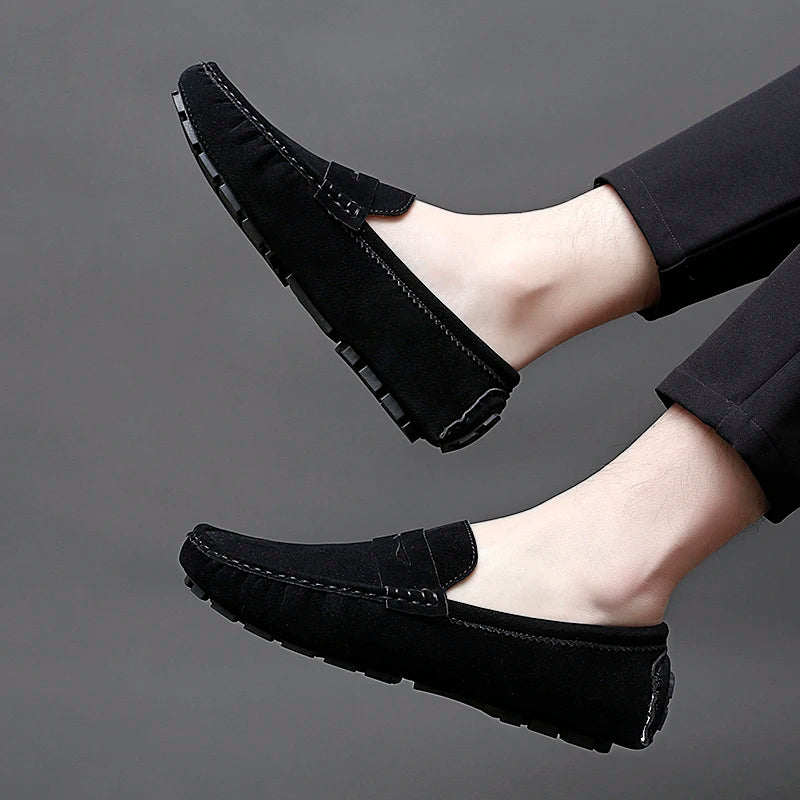 Mocassins en daim