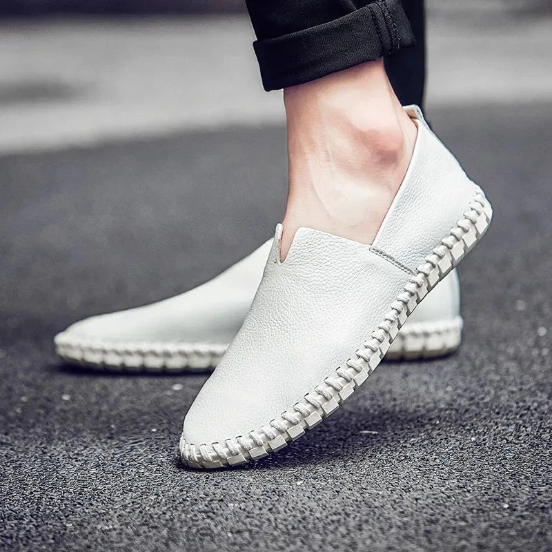 Mocassins en cuir respirant