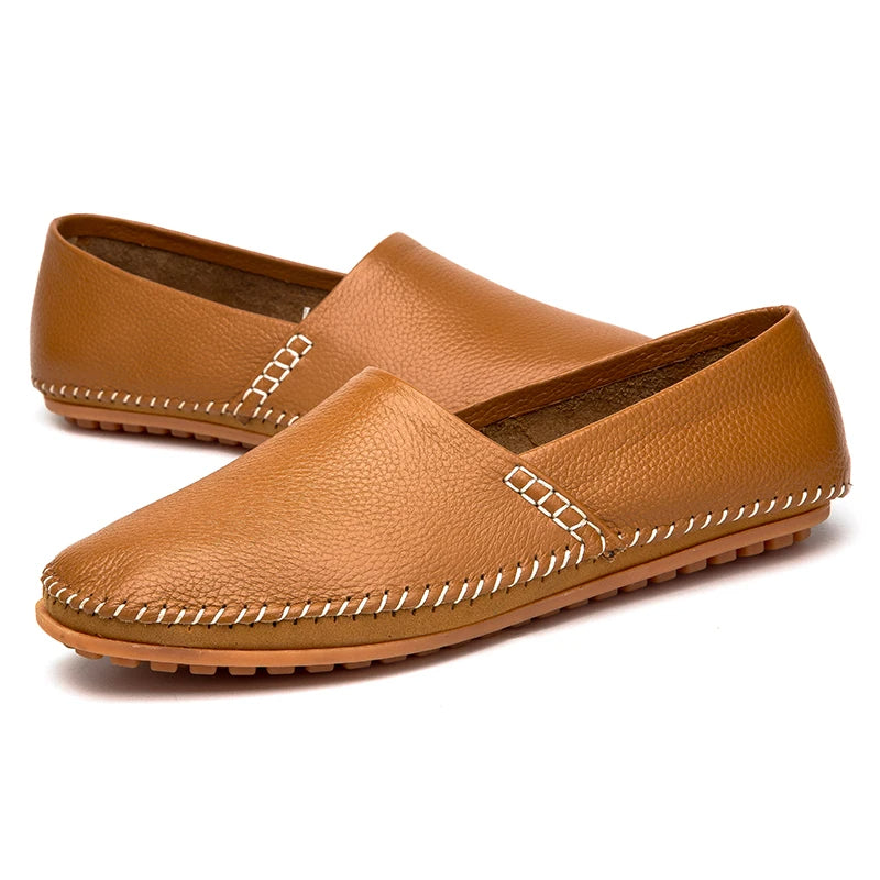 Mocassins en cuir léger
