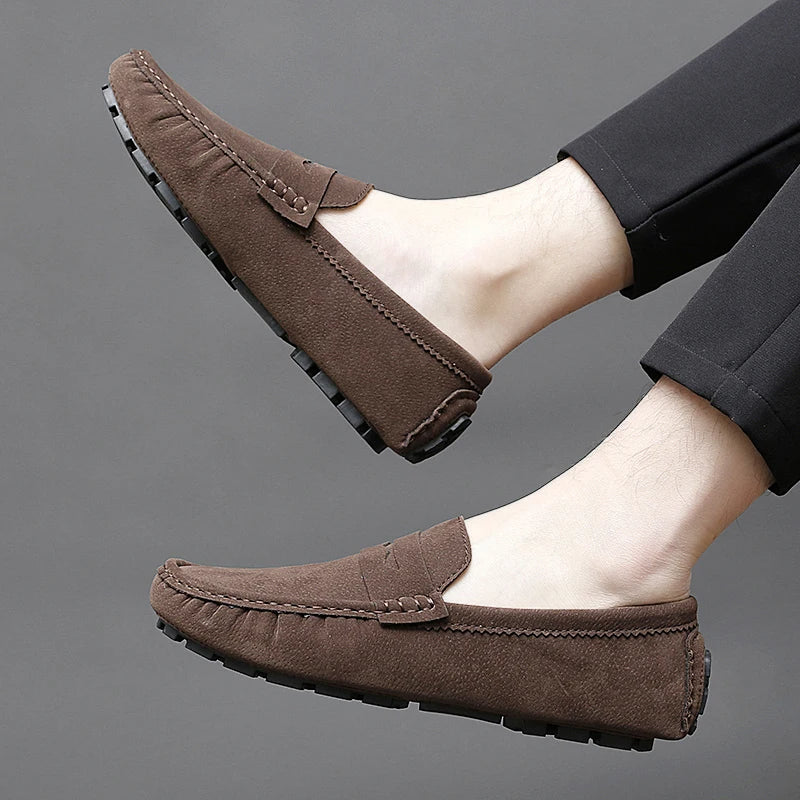 Mocassins en daim