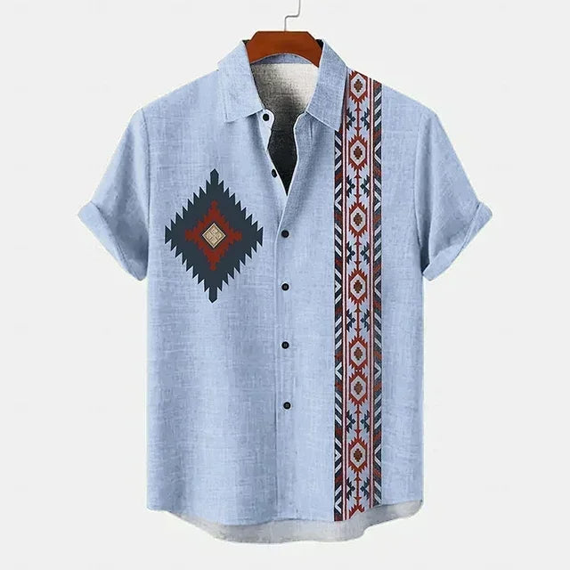 Chemise Vintage à manches courtes