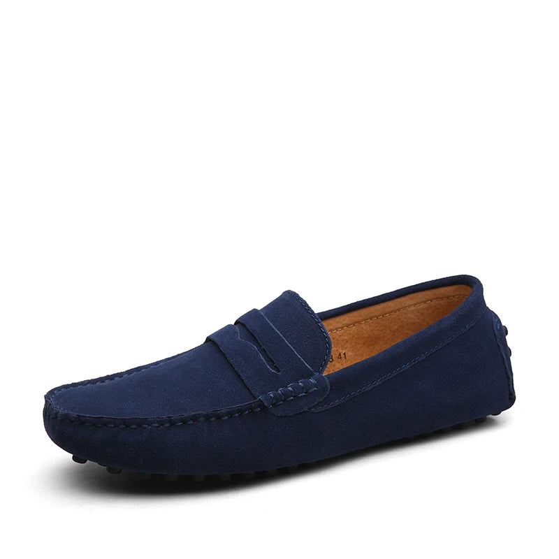 Mocassins décontractés en daim