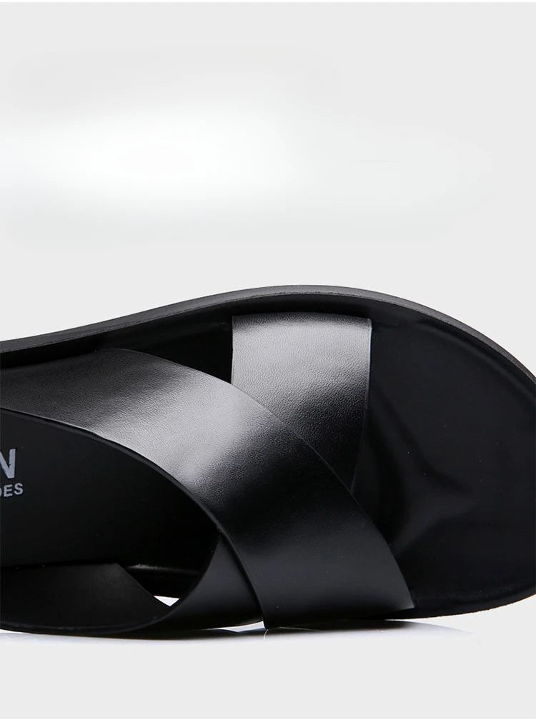 Sandales en cuir élégantes