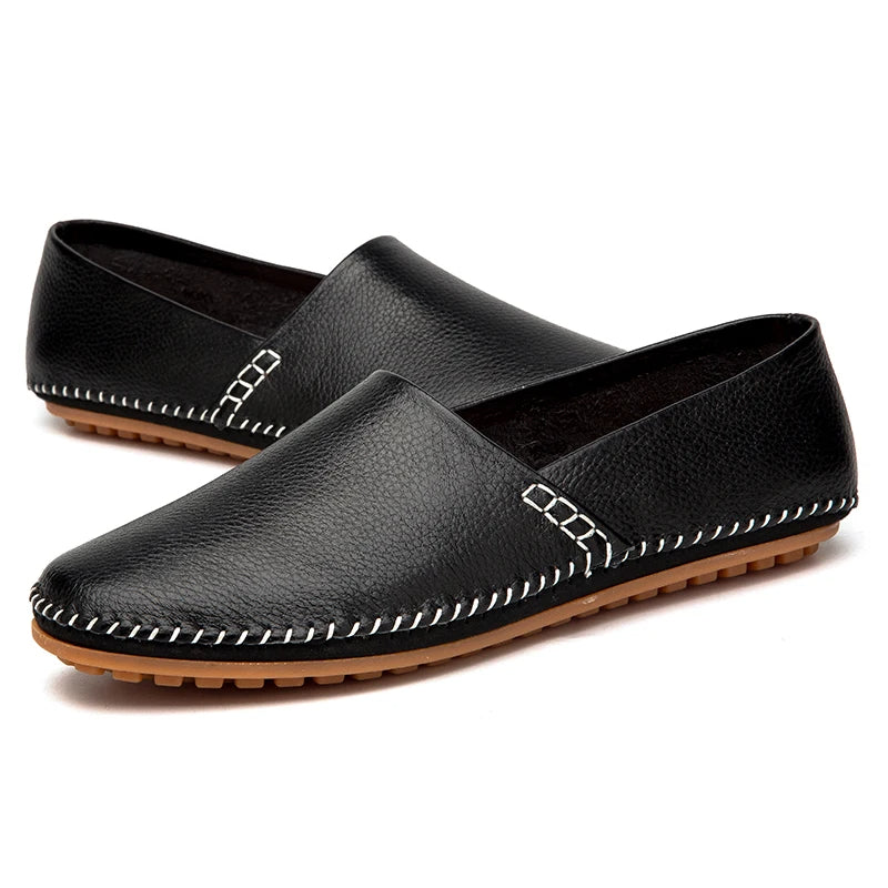 Mocassins en cuir léger