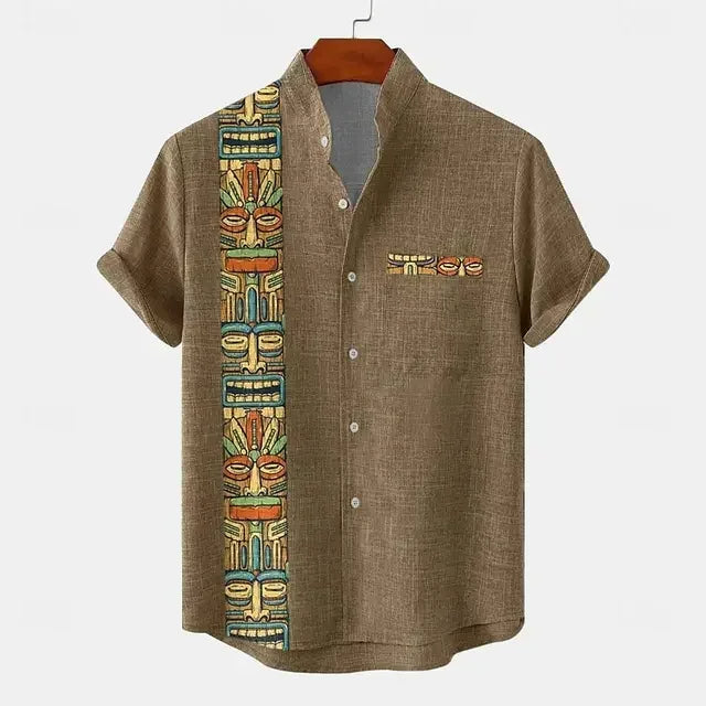 Chemise Vintage à manches courtes