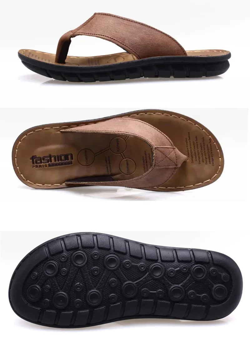 Sandales en cuir pour hommes