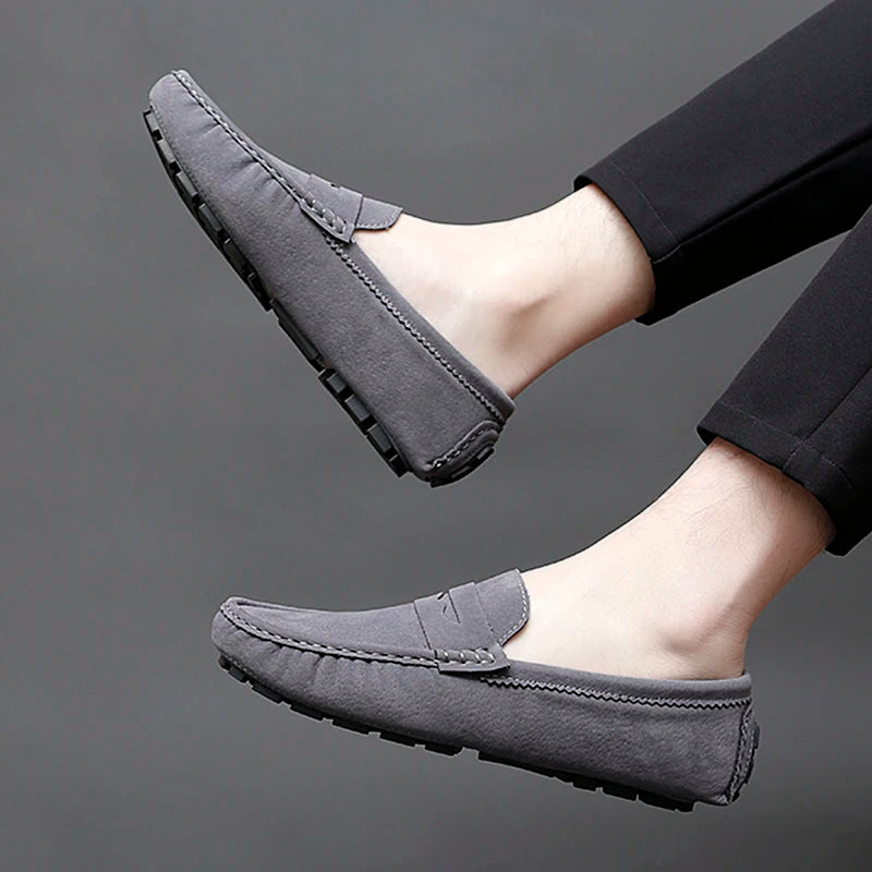 Mocassins en daim