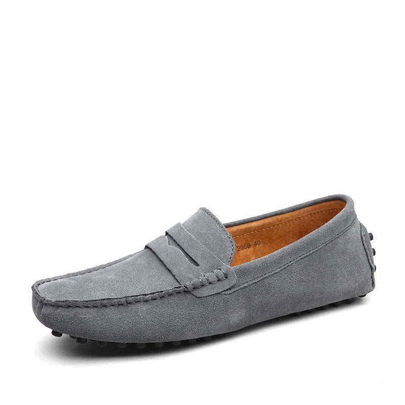 Mocassins décontractés en daim