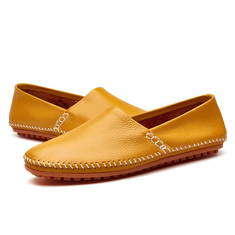 Mocassins en cuir léger