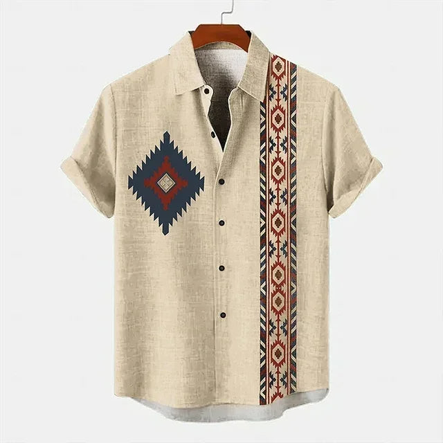 Chemise Vintage à manches courtes