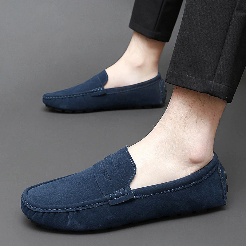 Mocassins en daim