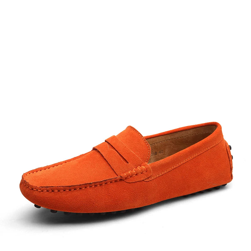 Mocassins décontractés en daim