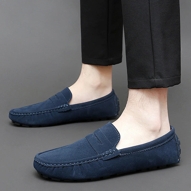 Mocassins en daim