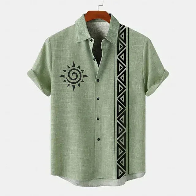 Chemise Vintage à manches courtes