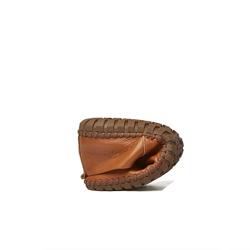 Mocassins en cuir respirant