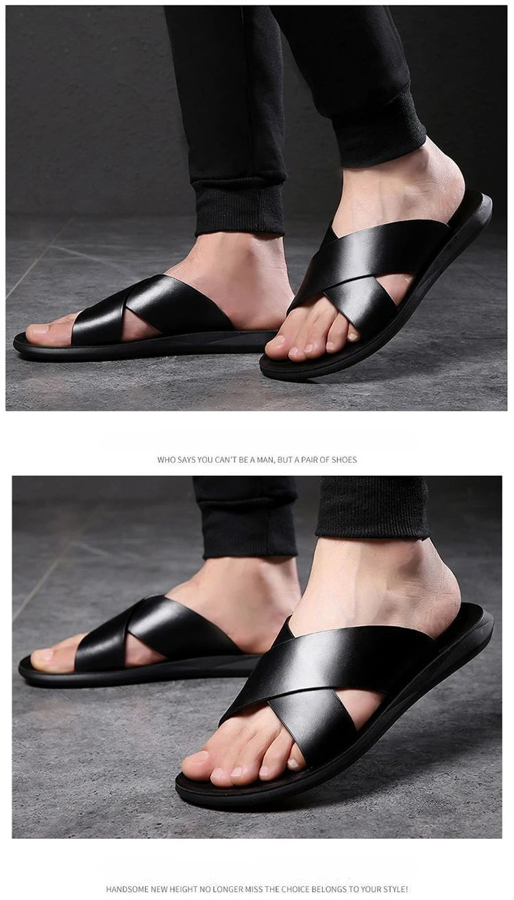 Sandales en cuir élégantes