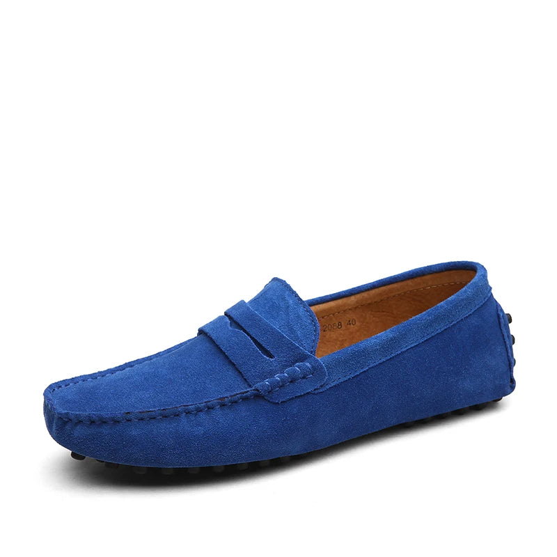 Mocassins décontractés en daim