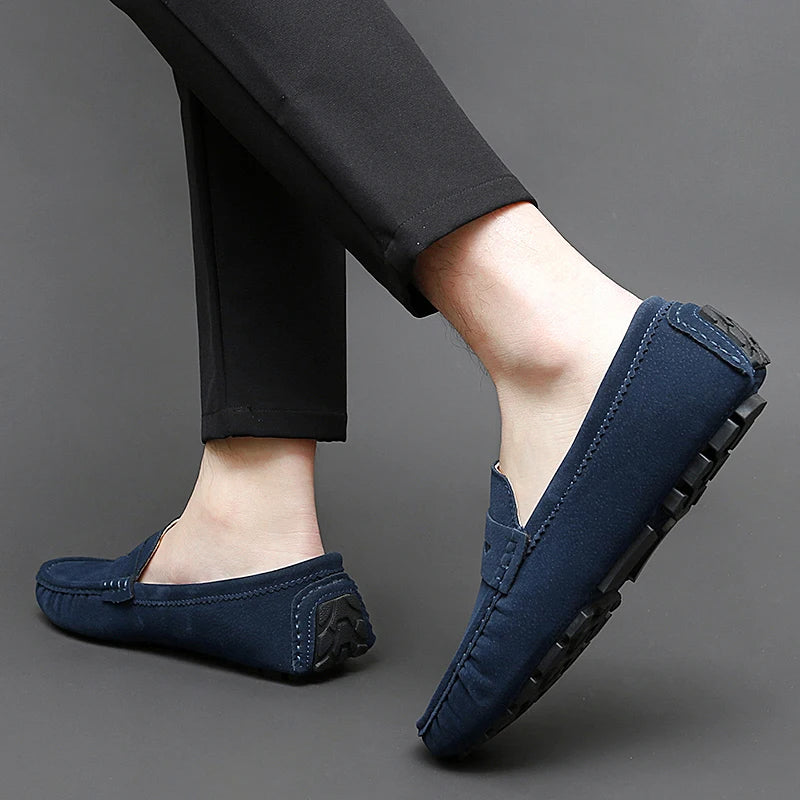 Mocassins en daim