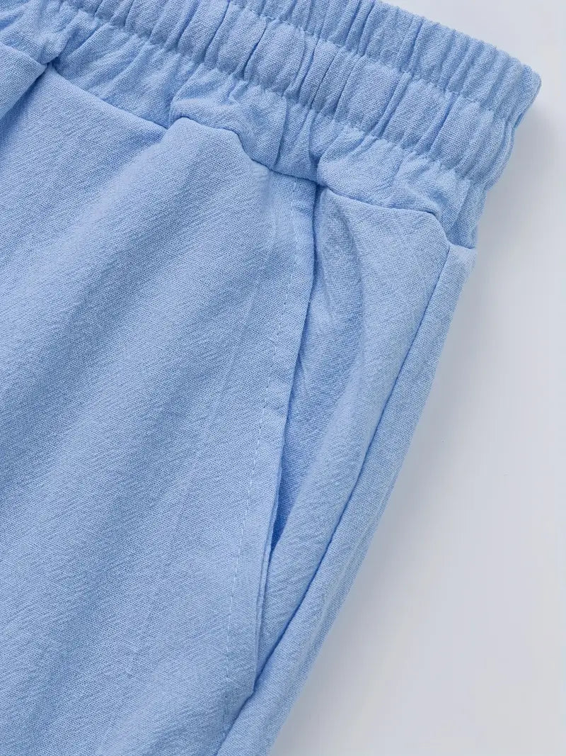 Pantalon de lin décontracté