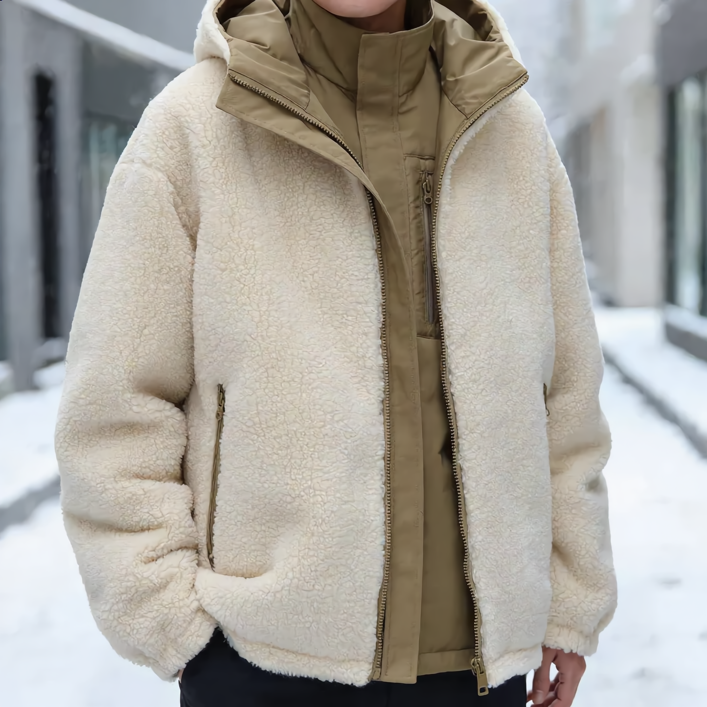 Élégante veste réversible