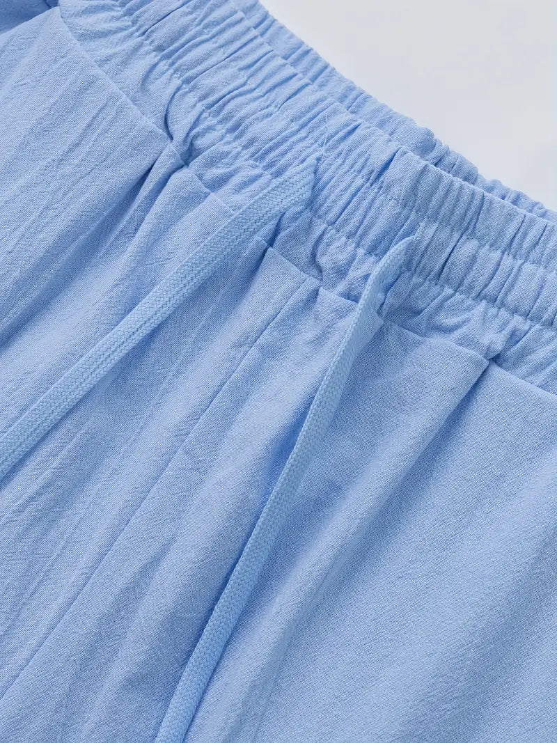 Pantalon de lin décontracté