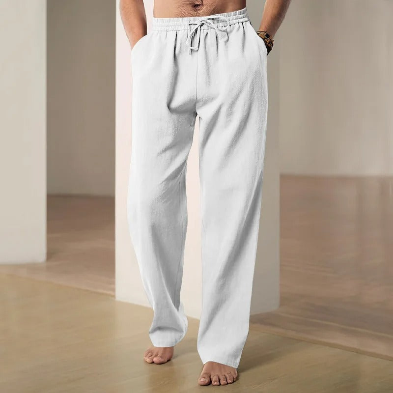 Pantalon en lin Ibiza