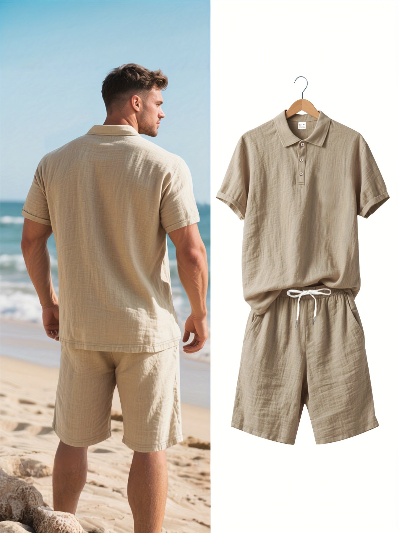 Ensemble pour hommes en lin