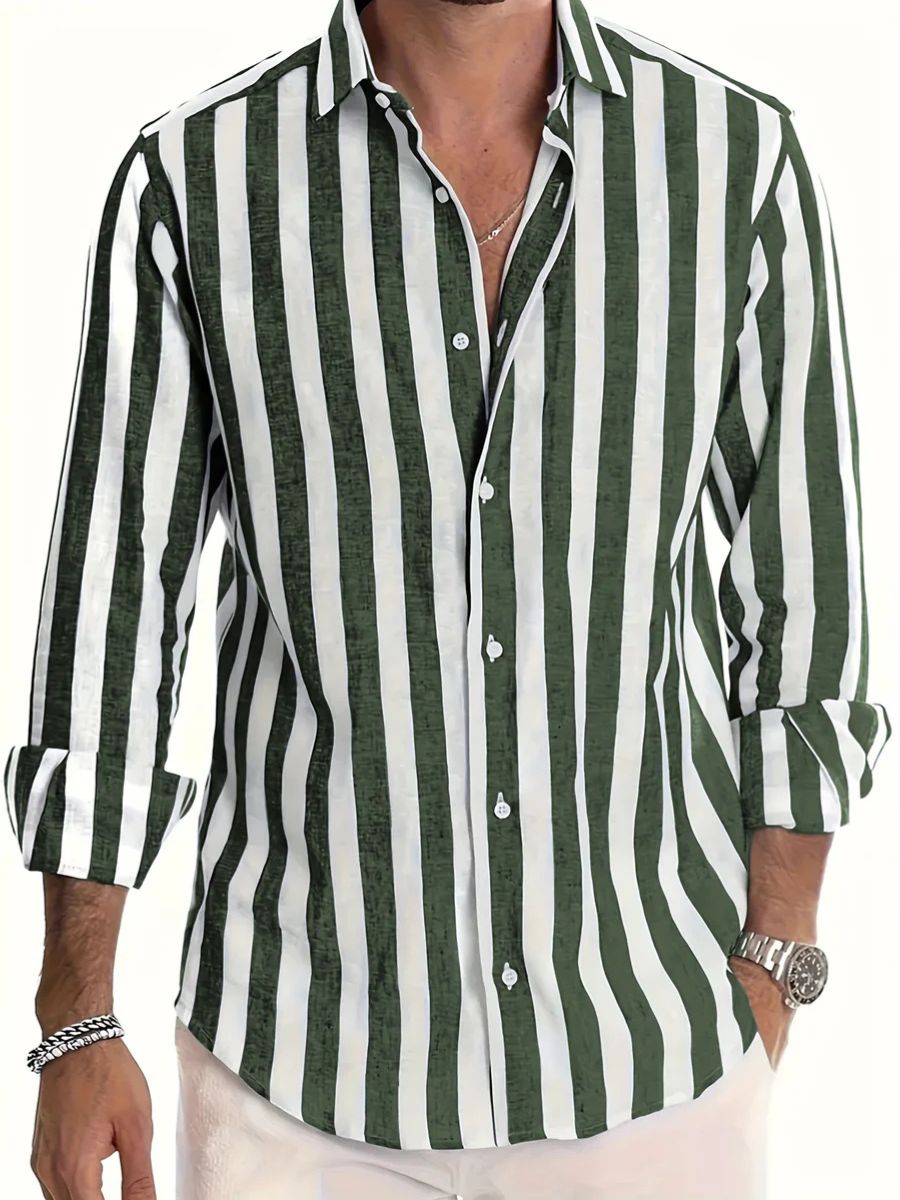 Chemise d'été rayée
