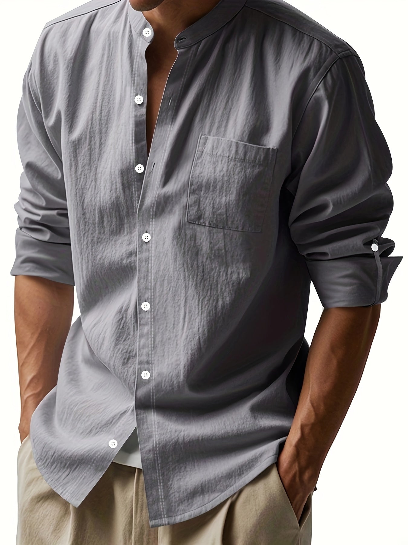 Chemise en lin élégante