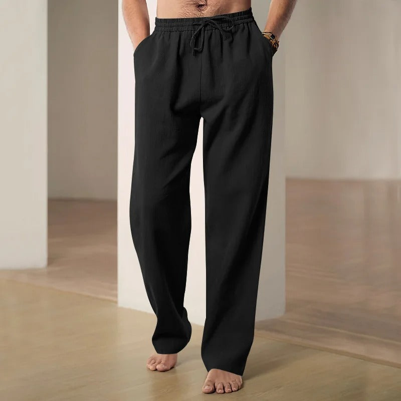 Pantalon en lin Ibiza