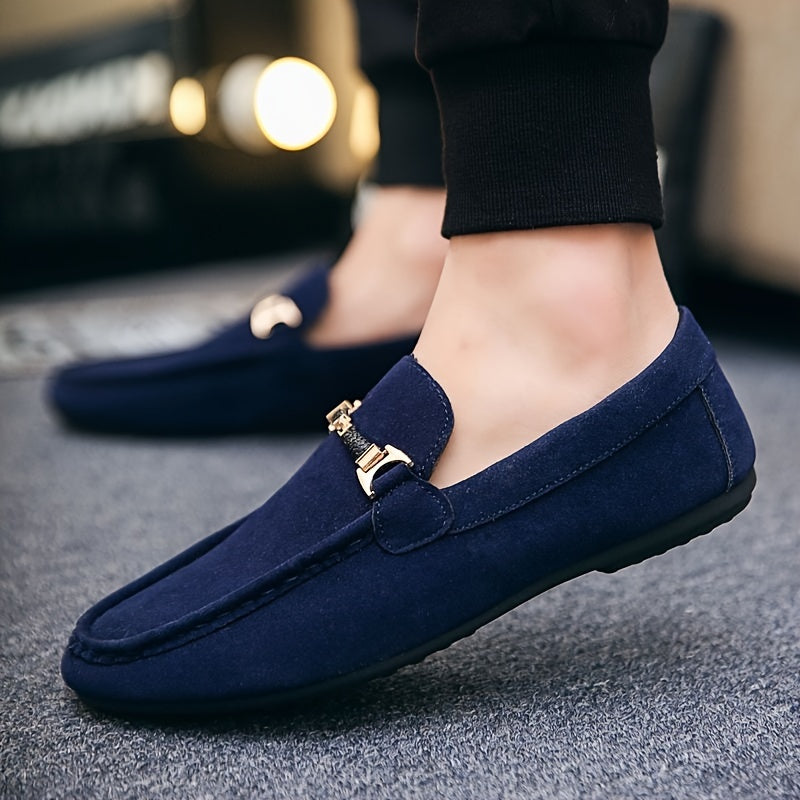 Mocassins d'affaires en daim