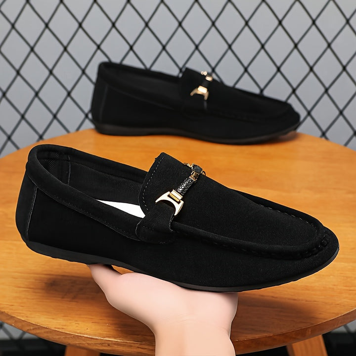 Mocassins d'affaires en daim